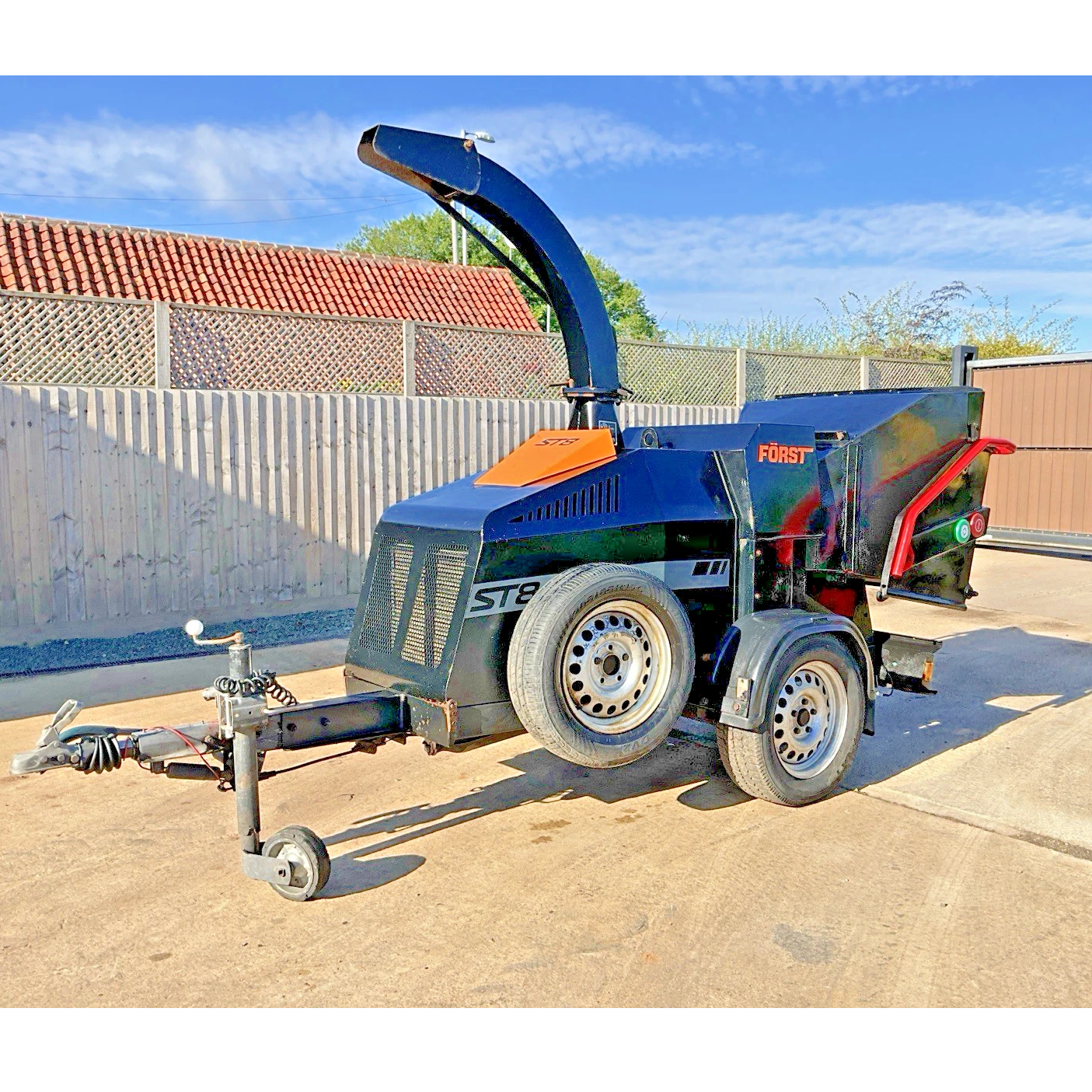 2015 FORST ST8D FAST TOW DIESEL WOODCHIPPER